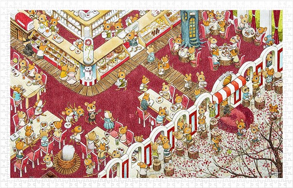 Pintoo (h1923) - "Smart, The Coffee Shop" - 1000 pièces