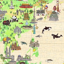 Pintoo (h1720) - "Around The World, Asia" - 500 pièces