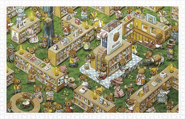 Pintoo (h1023) - "Smart, The Bookstore" - 1000 pièces