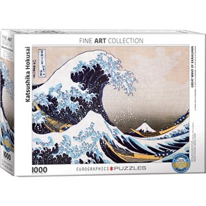 Eurographics (6000-1545) - Hokusai: "Super Vague à Kanagawa" - 1000 pièces