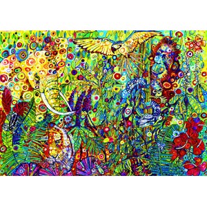 Bluebird Puzzle (70409) - Sally Rich: "The Rainforest" - 1500 pièces