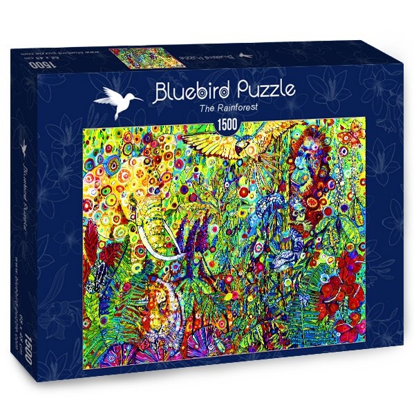 Bluebird Puzzle (70409) - Sally Rich: "The Rainforest" - 1500 pièces
