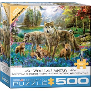 Eurographics (6500-5360) - "Wolf Lake Fantasy" - 500 pièces