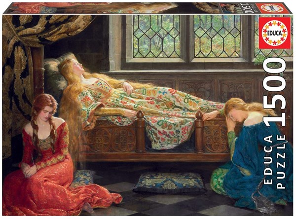 Educa (18464) - John Collier: "The Sleeping Beauty" - 1500 pièces