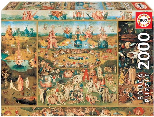 Educa (18505) - Hieronymus Bosch: "The Garden of Earthly Delights" - 2000 pièces