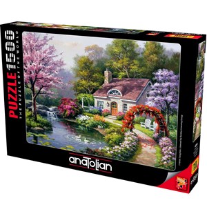 Anatolian (4556) - Sung Kim: "Spring Cottage In Full Bloom" - 1500 pièces