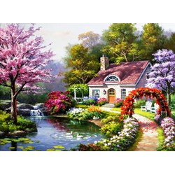 Anatolian (4556) - Sung Kim: "Spring Cottage In Full Bloom" - 1500 pièces