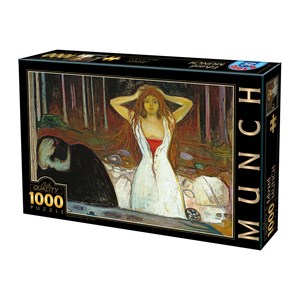 D-Toys (75109) - Edvard Munch: "Ashes" - 1000 pièces