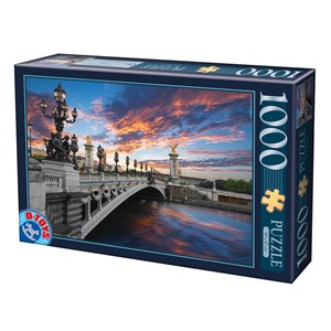 D-Toys (74744) - "Pont Alexandre III, Paris" - 1000 pièces