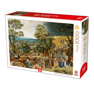 Deico (76663) - Brueghel le Jeune: "Christ Carrying the Cross" - 1000 pièces