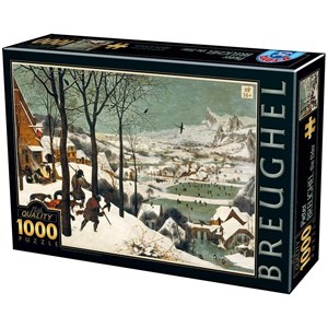 D-Toys (76878) - Pieter Brueghel the Elder: "Chasseurs dans la Neige" - 1000 pièces