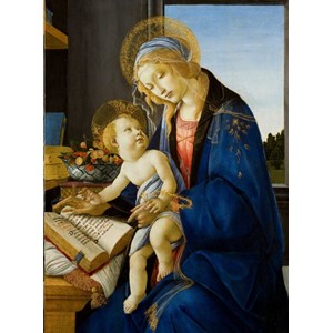 Grafika (01284) - Sandro Botticelli: "La Madone du Livre, 1480" - 2000 pièces