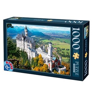 D-Toys (70654) - "Allemagne, Château de Neuschwanstein" - 1000 pièces