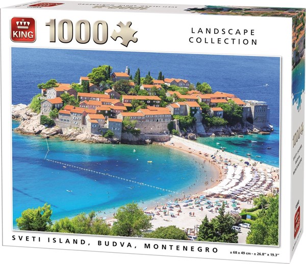 King International (55950) - "Sveti Island, Budva, Montenegro" - 1000 pièces