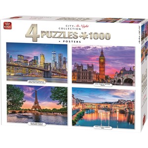King International (55957) - "City at Night Collection" - 1000 pièces