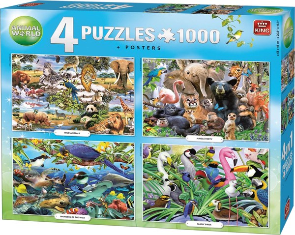 King International (55930) - "Animal World" - 1000 pièces