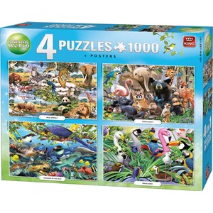 Multi-Pack Puzzle - Animaux