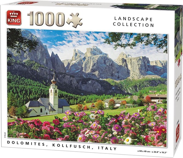 King International (55940) - "Dolomites, Kollfusch, Italy" - 1000 pièces