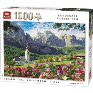 King International (55940) - "Dolomites, Kollfusch, Italy" - 1000 pièces
