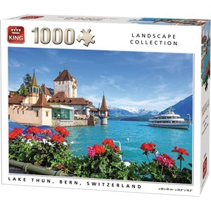 King International (55941) - "Lake Thun, Bern, Switzerland" - 1000 pièces