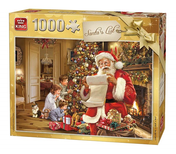 King International (05767) - "Christmas Santa List" - 1000 pièces