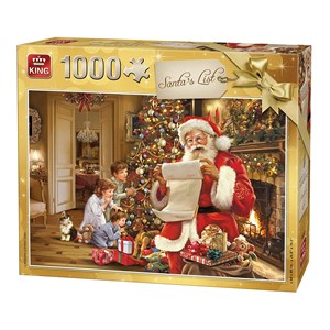 King International (05767) - "Christmas Santa List" - 1000 pièces