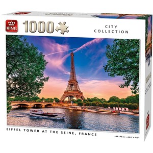 King International (55851) - "Eiffel Tower at The Seine" - 1000 pièces