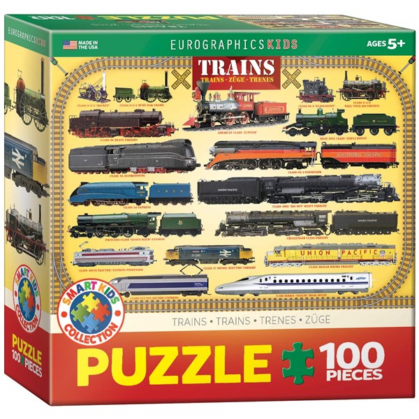 Eurographics (6100-0090) - "Trains" - 100 pièces