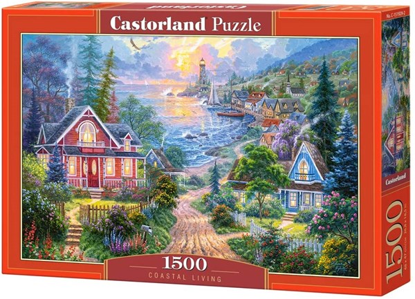 Castorland (C-151929) - "Coastal Living" - 1500 pièces