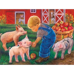 SunsOut (35875) - Tricia Reilly-Matthews: "Little Farm Boy" - 500 pièces