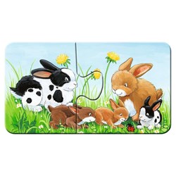 Ravensburger (05072) - "Les Animaux de la Ferme" - 2 pièces