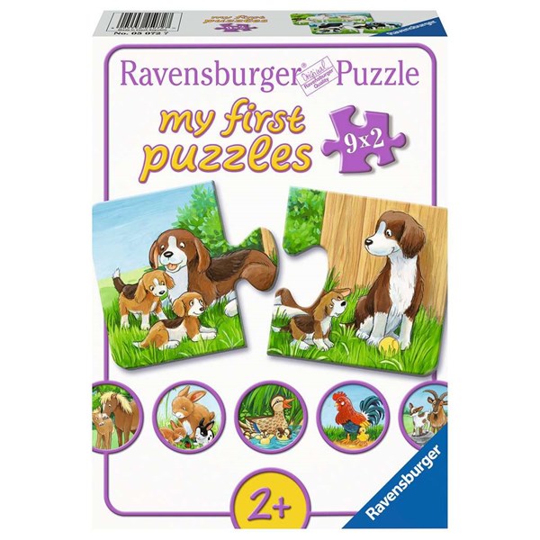 Ravensburger (05072) - "Les Animaux de la Ferme" - 2 pièces