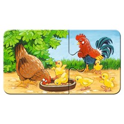Ravensburger (05072) - "Les Animaux de la Ferme" - 2 pièces