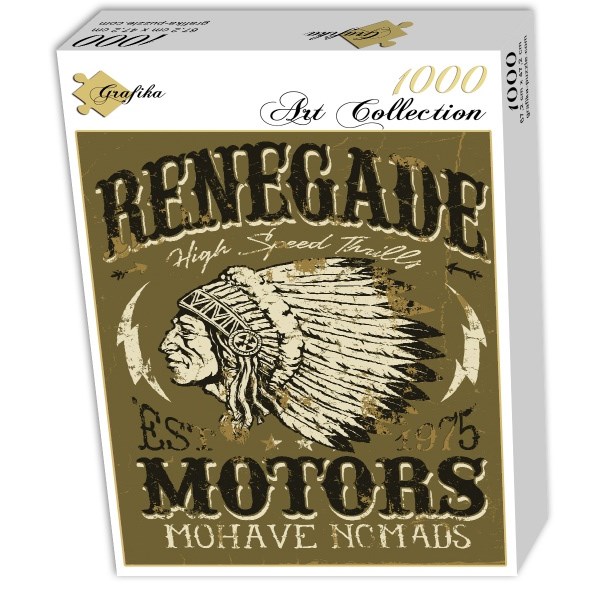 Grafika (00647) - "Vintage Americana Motorcycle Design" - 1000 pièces