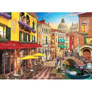 Anatolian (4553) - David McLean: "Canal Cafe Venice" - 1500 pièces