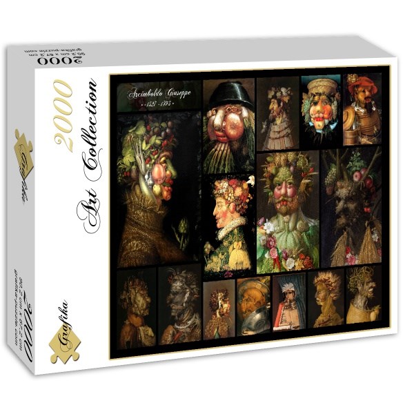 Grafika (00846) - Giuseppe Arcimboldo: "Arcimboldo Giuseppe, Collage" - 2000 pièces