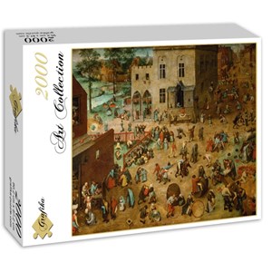 Grafika (00709) - Pieter Brueghel the Elder: "Les Jeux d'enfants, 1560" - 2000 pièces