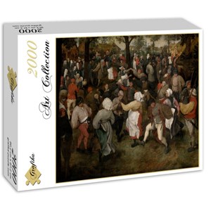 Grafika (00714) - Pieter Brueghel the Elder: "Danse des Paysans, 1566" - 2000 pièces