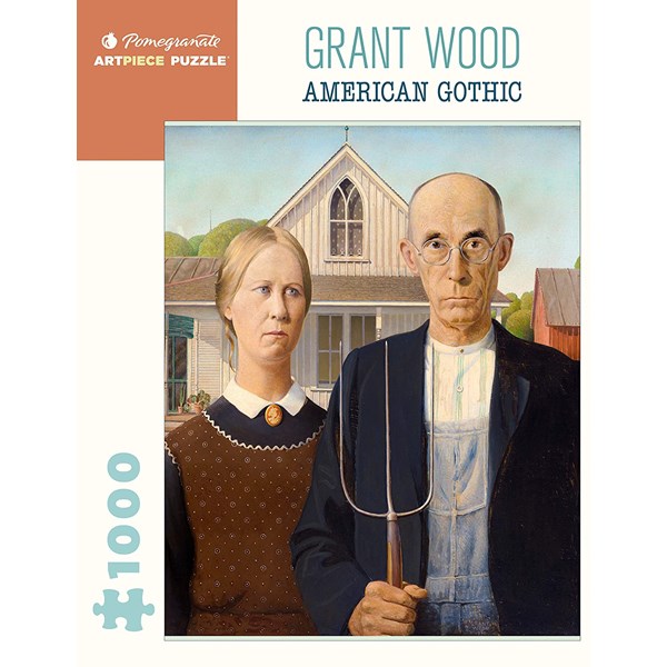 Pomegranate (aa1081) - Grant Wood: "American Gothic" - 1000 pièces