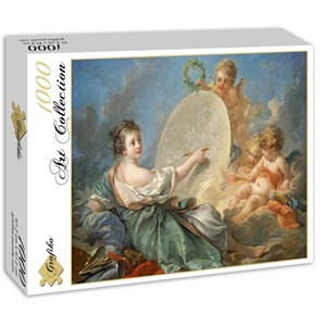Grafika (01794) - François Boucher: "Allegory of Painting, 1765" - 1000 pièces