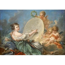 Grafika (01794) - François Boucher: "Allegory of Painting, 1765" - 1000 pièces