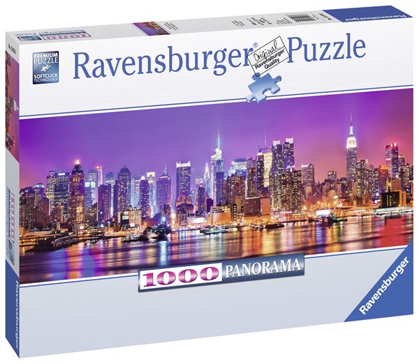 Ravensburger (15078) - "Manhattan Lights" - 1000 pièces