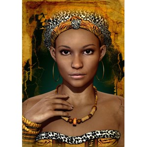 Grafika (01302) - "Femme Africaine" - 3900 pièces