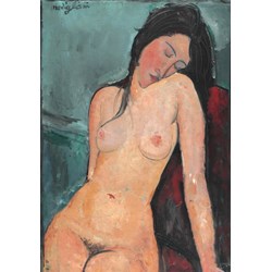 Grafika (01180) - Amedeo Modigliani: "Femme nue assise, 1916" - 1000 pièces