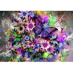 Grafika (01137) - "Fleurs et Papillons" - 1000 pièces