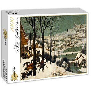Grafika (00625) - Pieter Brueghel the Elder: "Chasseurs dans la neige" - 1000 pièces