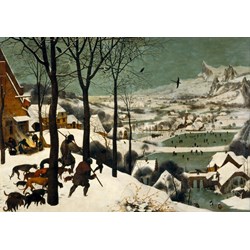 Grafika (00625) - Pieter Brueghel the Elder: "Chasseurs dans la neige" - 1000 pièces