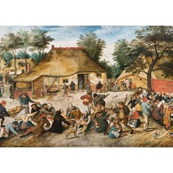 Grafika (00696) - Pieter Brueghel the Elder: "Le Repas de Noce, 1568" - 1000 pièces