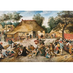 Grafika (00696) - Pieter Brueghel the Elder: "Le Repas de Noce, 1568" - 1000 pièces