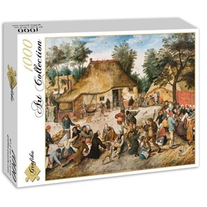 Grafika (00696) - Pieter Brueghel the Elder: "Le Repas de Noce, 1568" - 1000 pièces